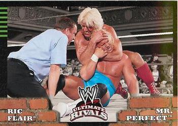 2008 Topps WWE Ultimate Rivals #62 Ric Flair vs. Mr.Perfect  Front
