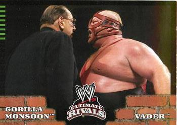 2008 Topps WWE Ultimate Rivals #89 Gorilla Monsoon vs. Vader  Front