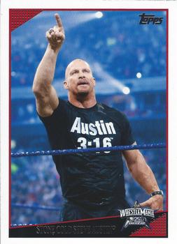 2009 Topps WWE #89 Stone Cold Steve Austin  Front