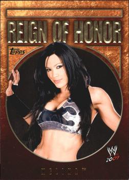 2009 Topps WWE - Reign of Honor #6 Melina  Front