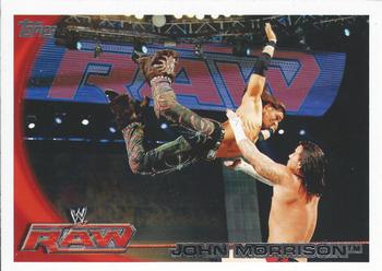2010 Topps WWE #4 John Morrison  Front