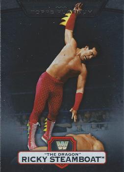 2010 Topps Platinum WWE #17 Ricky The Dragon Steamboat  Front