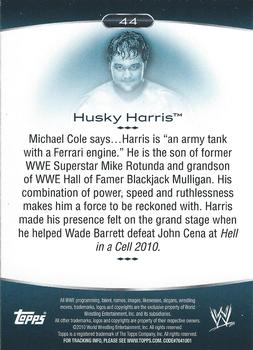 2010 Topps Platinum WWE #44 Husky Harris  Back