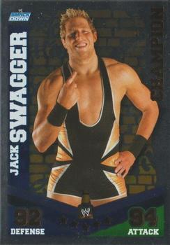 2010 Topps Slam Attax WWE Mayhem #NNO Jack Swagger Front