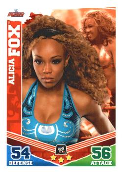 2010 Topps Slam Attax WWE Mayhem #NNO Alicia Fox  Front