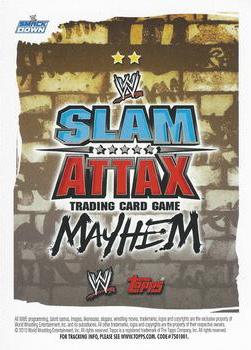 2010 Topps Slam Attax WWE Mayhem #NNO Caylen Croft  Back