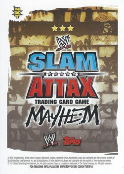 2010 Topps Slam Attax WWE Mayhem #NNO Skip Sheffield  Back