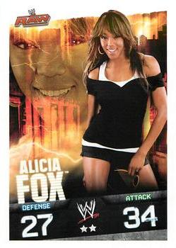 2009 Topps Slam Attax WWE #NNO Alicia Fox Front