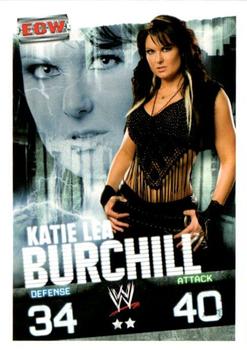 2009 Topps Slam Attax WWE #NNO Katie Lea Burchill Front