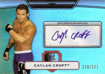 2010 Topps Platinum WWE - Autographs #124 Caylen Croft Front