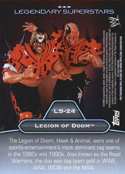 2010 Topps Platinum WWE - Legendary Superstars #LS-24 Brothers of Destruction / Legion of Doom Back