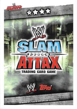 2009 Topps Slam Attax WWE - Finishing Moves #6 Carlito / Backstabber Back