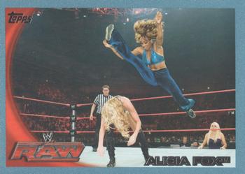 2010 Topps WWE - Blue #6 Alicia Fox  Front