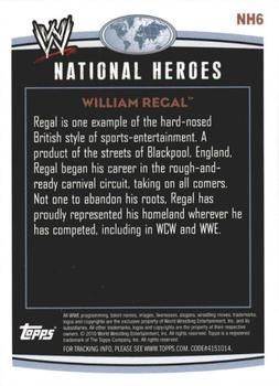 2010 Topps WWE - National Heroes #NH6 William Regal  Back
