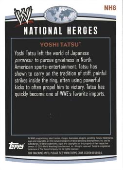 2010 Topps WWE - National Heroes #NH8 Yoshi Tatsu  Back