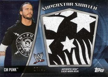 2010 Topps WWE - Superstar Super Swatches #SS-CM CM Punk  Front