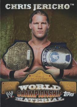 2010 Topps WWE - World Championship Material #W5 Chris Jericho  Front