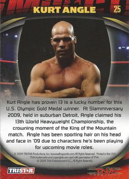 2009 TriStar TNA Impact #25 Kurt Angle  Back