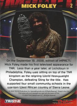 2009 TriStar TNA Impact #2 Mick Foley  Back