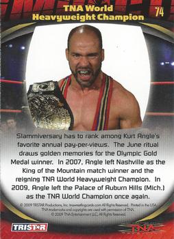 2009 TriStar TNA Impact #74 Kurt Angle  Back