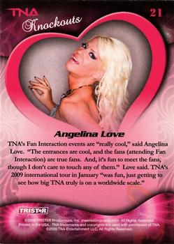 2009 TriStar TNA Knockouts #21 Angelina Love Back