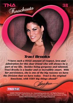 2009 TriStar TNA Knockouts #38 Traci Brooks Back