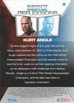 2012 TriStar Impact TNA Reflexxions #14 Kurt Angle  Back
