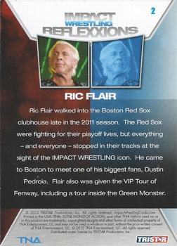 2012 TriStar Impact TNA Reflexxions #2 Ric Flair  Back