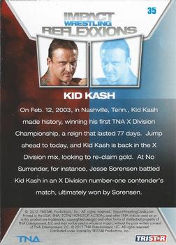 2012 TriStar Impact TNA Reflexxions #35 Kid Kash  Back