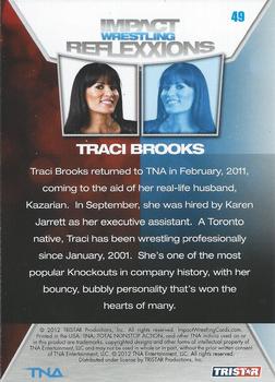 2012 TriStar Impact TNA Reflexxions #49 Traci Brooks  Back