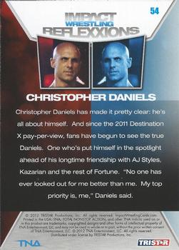 2012 TriStar Impact TNA Reflexxions #54 Christopher Daniels  Back