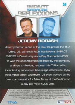 2012 TriStar Impact TNA Reflexxions #59 Jeremy Borash  Back