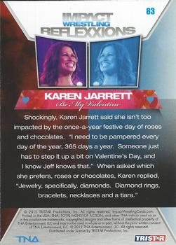 2012 TriStar Impact TNA Reflexxions #83 Karen Jarrett Back