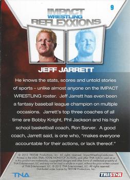 2012 TriStar Impact TNA Reflexxions #9 Jeff Jarrett  Back