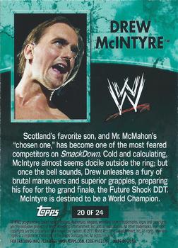 2011 Topps WWE Ringside Relic Dog Tags Inserts #20 Drew McIntyre  Back