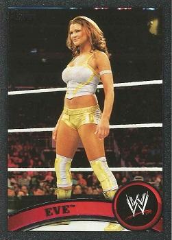 2011 Topps WWE - Black #76 Eve Front
