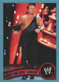 2011 Topps WWE - Blue #72 Jerry Lawler Front