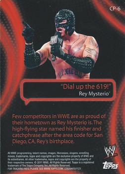 2011 Topps WWE - Catchy Phrases #CP-6 Rey Mysterio Back