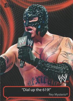 2011 Topps WWE - Catchy Phrases #CP-6 Rey Mysterio Front
