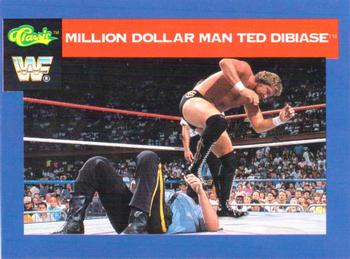 1991 Classic WWF Superstars #59 Million Dollar Man Ted DiBiase Front