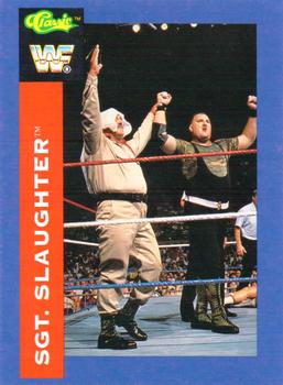 1991 Classic WWF Superstars #97 Sgt. Slaughter  Front