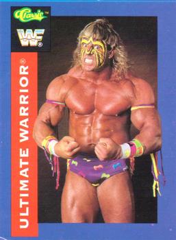 1991 Classic WWF Superstars #124 Ultimate Warrior Front