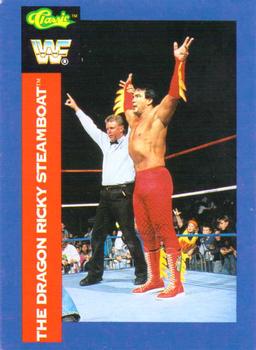 1991 Classic WWF Superstars #129 The Dragon Ricky Steamboat Front