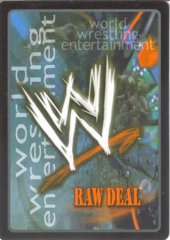 2004 Comic Images WWE Raw Deal: Vengeance #2 Revolving Takedown Back