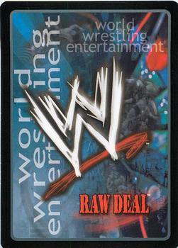 2004 Comic Images WWE Raw Deal: Vengeance #31 Apply Legal Leverage Back