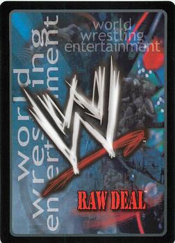 2004 Comic Images WWE Raw Deal: Vengeance #175 Control Your World Back