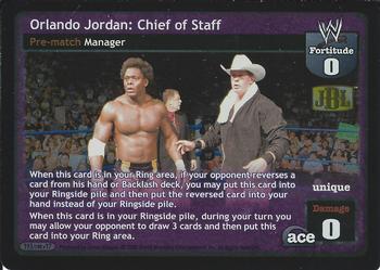 2005 Comic Images WWE Raw Deal: Unforgiven #193 Orlando Jordan: Chief of Staff Front