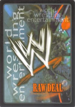 2005 Comic Images WWE Raw Deal: Unforgiven #25 Running Spinebuster Back