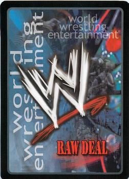 2005 Comic Images WWE Raw Deal: Unforgiven #157 Super Storm Front Back