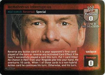2005 Comic Images WWE Raw Deal: Unforgiven #190 McMahon-us Interrupt-us Front